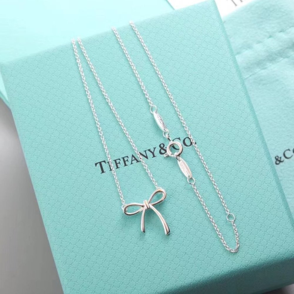 Tiffany&Co. Bow NecklaceS925
